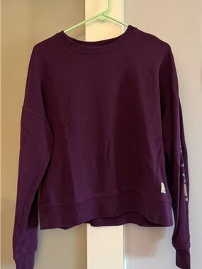 Carhartt Women's Crewneck Sweatshirt in Plum